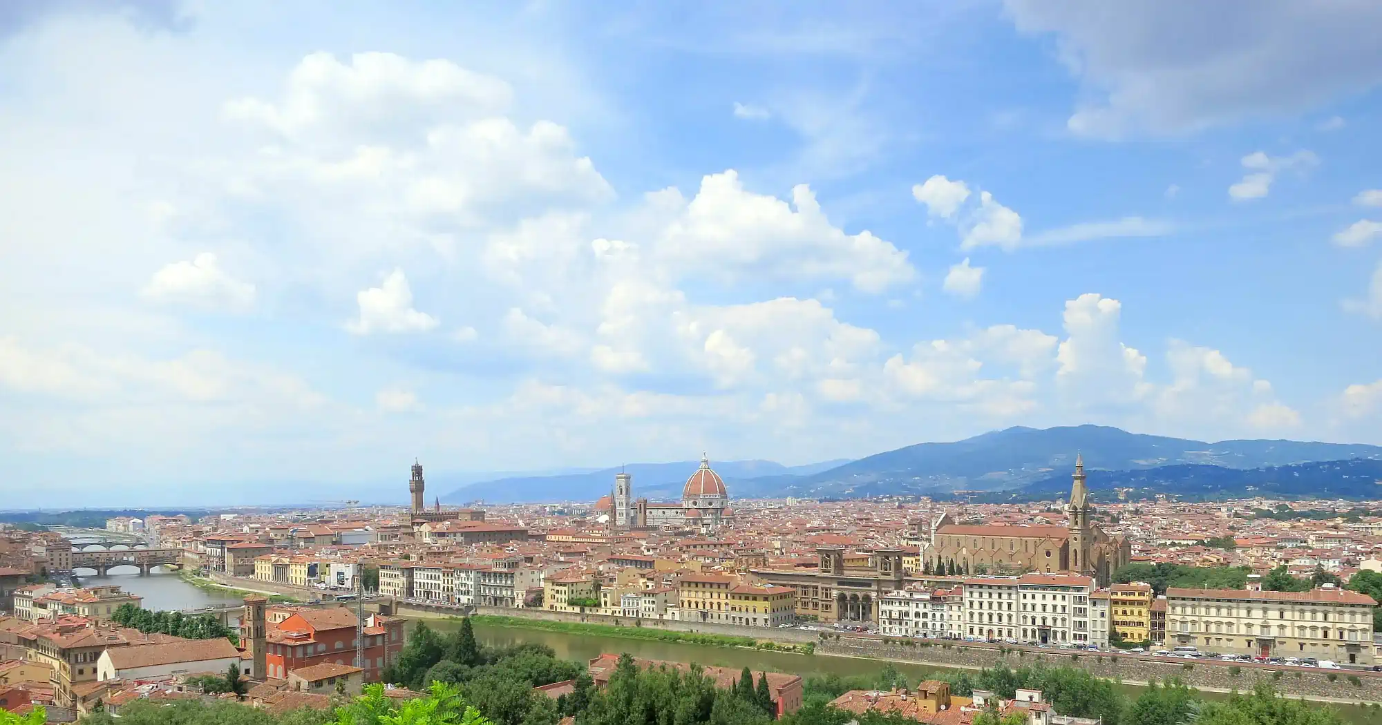 Panorama su Firenze da Piazzale Michelangelo