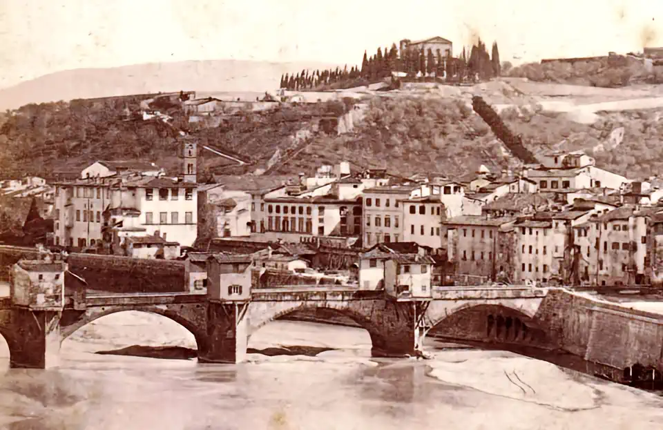Ponte alle grazie prima del 1870